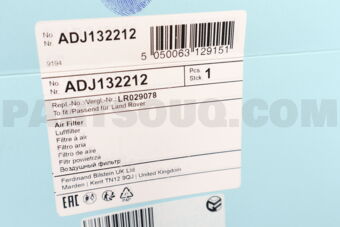 ADJ132212 AIR FILTER ELMT-FREELANDER II