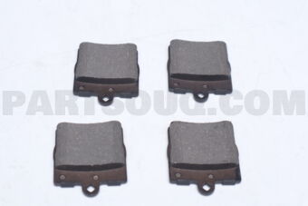 P50072 BRAKE PAD RR W203