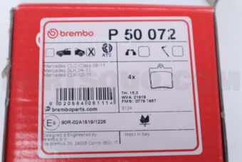 P50072 BRAKE PAD RR W203