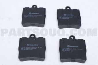 P50072 BRAKE PAD RR W203