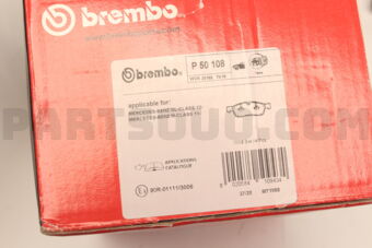 P50108 BRAKE PAD FRT-M(W166)