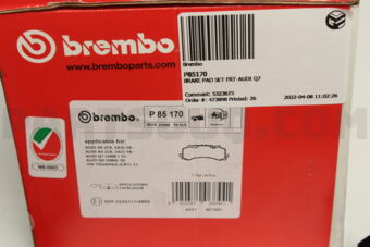 P85170 BRAKE PAD SET FRT-AUDI Q7