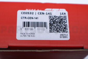 CE0532 TIE ROD END OUTER RH NI D8640-1HJ0A MARCH 2009- CTR
