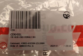 CEKH51L TIE ROD END FEMALE RH
