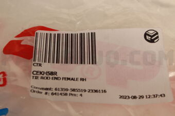 CEKH58R TIE ROD END FEMALE RH