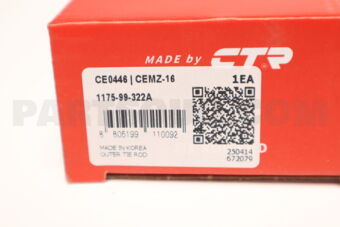 CEMZ16 TIE ROD END INNER FEM