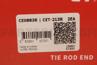 CET213R TIE ROD END OUTER RH LE 45470-59105 LS/460 2006- CTR