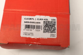 CL0287L STABILIZER LINK FRONT LH HY 54830-0X000 I10 2011 201006-201109 CTR