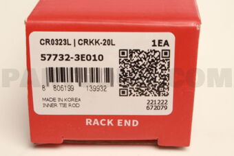 CRKK20L RACK END LH MALE RHT