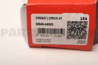 CRKK47 RACK END MALE RHT