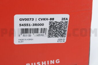 CVKH88 BUSH FRT LOWER ARM A)
