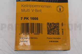 7PK1666 V-BELT/E70-X5