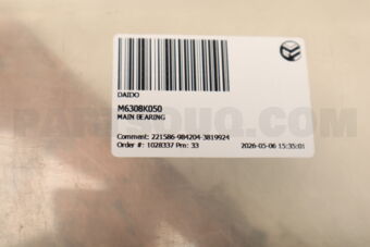 M6308K050 MAIN BEARING