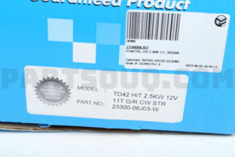 2330006J03 STARTER, 12V 2.2KW 11T, NISSAN
