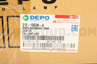 21219G3RU TAIL LAMP
