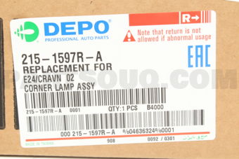 2151597RA C/LAMP RH