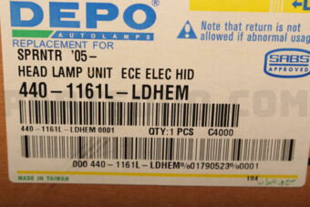 4401161LLDHEM HEAD LAMP LH SPRINTER