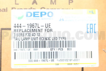4441967LUE TAIL LAMP UNIT LED LH/3SER F30
