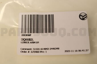 DQKK82L LOWER ARM LH