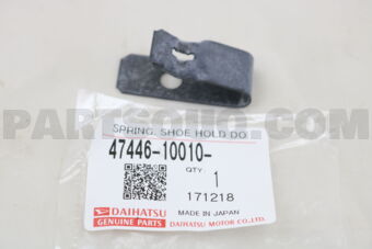 4744610010 Daihatsu SPRING  SHOE HOLD