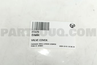 ET279 VALVE COVER