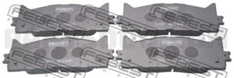 0101ACV40F PAD KIT, DISC BRAKE, FRONT