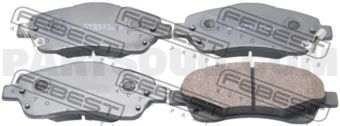 0101AZT250F PAD KIT, DISC BRAKE, FRONT