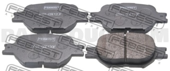 0101CDE120F PAD KIT, DISC BRAKE, FRONT