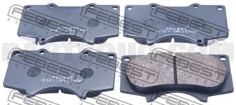 0101GRJ120F FEBEST PAD KIT, DISC BRAKE, FRONT
