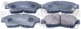0101GX100F PAD KIT, DISC BRAKE, FRONT
