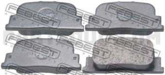0101MCV20R PAD KIT, DISC BRAKE, REAR