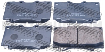 0101UZJ100F PAD KIT, DISC BRAKE, FRONT