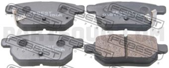 0101ZZE150R PAD KIT, DISC BRAKE, REAR