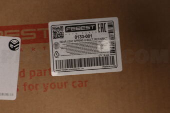 0133001 REAR LEAF SPRING U-BOLT, REPAIRKIT