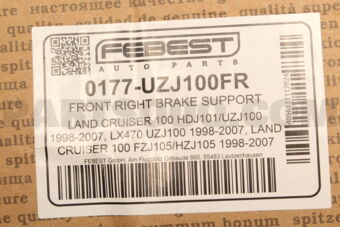 0177UZJ100FR FRONT RIGHT BRAKE CALIPER ASSEMBLY