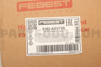 0182ASV70R REAR WHEEL HUB