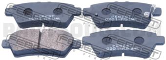 0201R51MR BRAKE PAD SET, DISC BRAKE