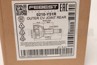 0210Y51R OUTER CV JOINT REAR 36X64.2X32