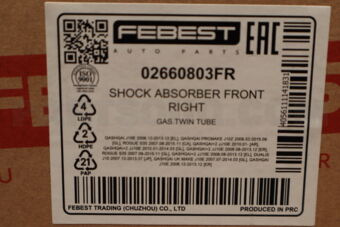 02660803FR SHOCK ABSORBER FRONT RIGHT