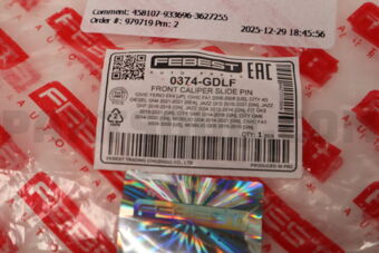 0374GDLF PIN SLIDE FRONT