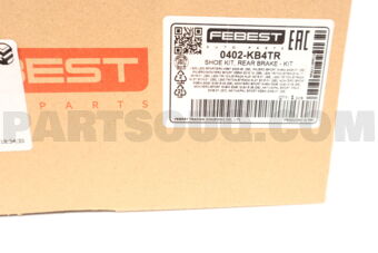 0402KB4TR SHOE KIT, REAR BRAKE - KIT