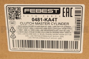 0481KA4T MASTER CLUTCH CYLINDER
