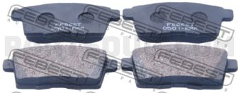 0501ERR PAD KIT, DISC BRAKE, REAR