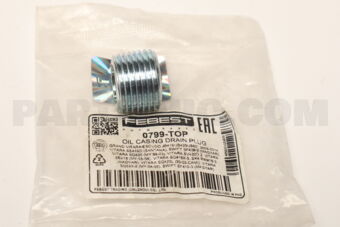 0799TOP OIL CASING DRAIN PLUG