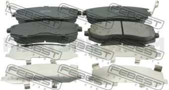 0801G12F PAD KIT, DISC BRAKE, FRONT - KIT