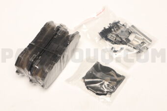1201DN8F FEBEST PAD KIT, DISC BRAKE, FRONT - KIT