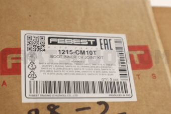 1215CM10T BOOT INNER CV JOINT KIT 87.4X98X26.2