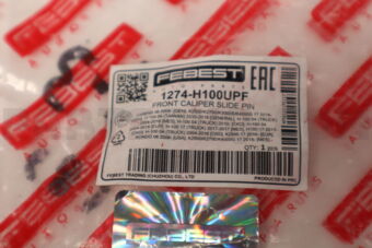 1274H100UPF FRONT CALIPER SLIDE PIN