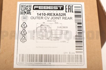 1410REXA52R OUTER CV JOINT REAR 28X64.7X28