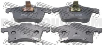 1801ASHF FEBEST PAD KIT, DISC BRAKE, FRONT